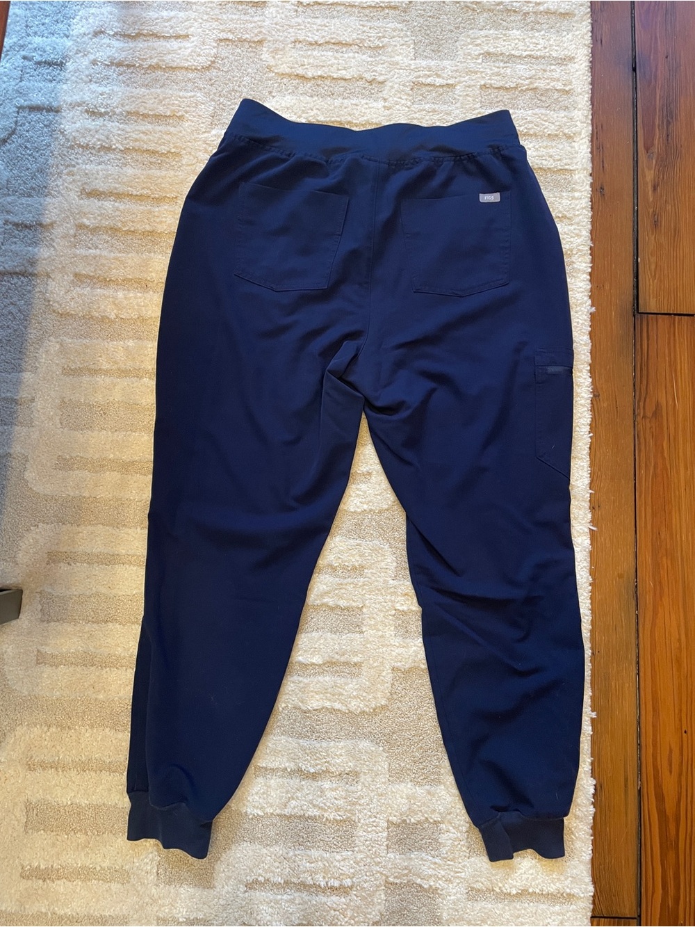 FIGS Navy Blue Zamora High Rise Women's Jogger Scrub Pants size L
